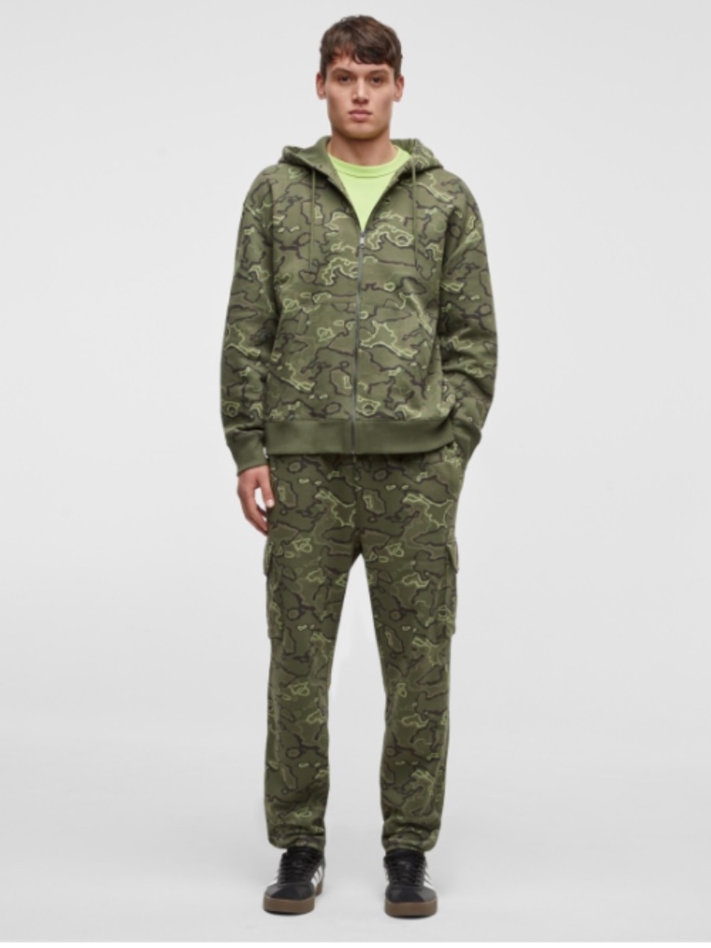 Mode of One Men's Camo Hoodie,SIZE XL NWT